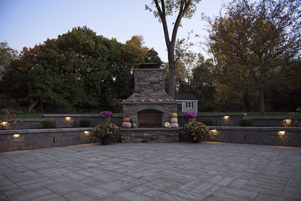 outdoor fireplace warrington